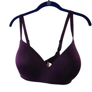 Victoria's Secret T-shirt Lightly Lined Purple Bra Size 38DD